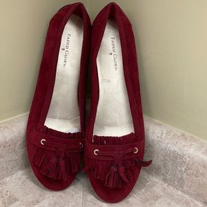 Merlot loafers, size 9, Faded Glory